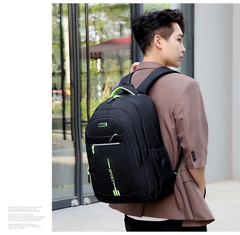 Multifunctional backpack, men's large-capacity business laptop backpack, travel bag, trendy student schoolbag, commuter bag