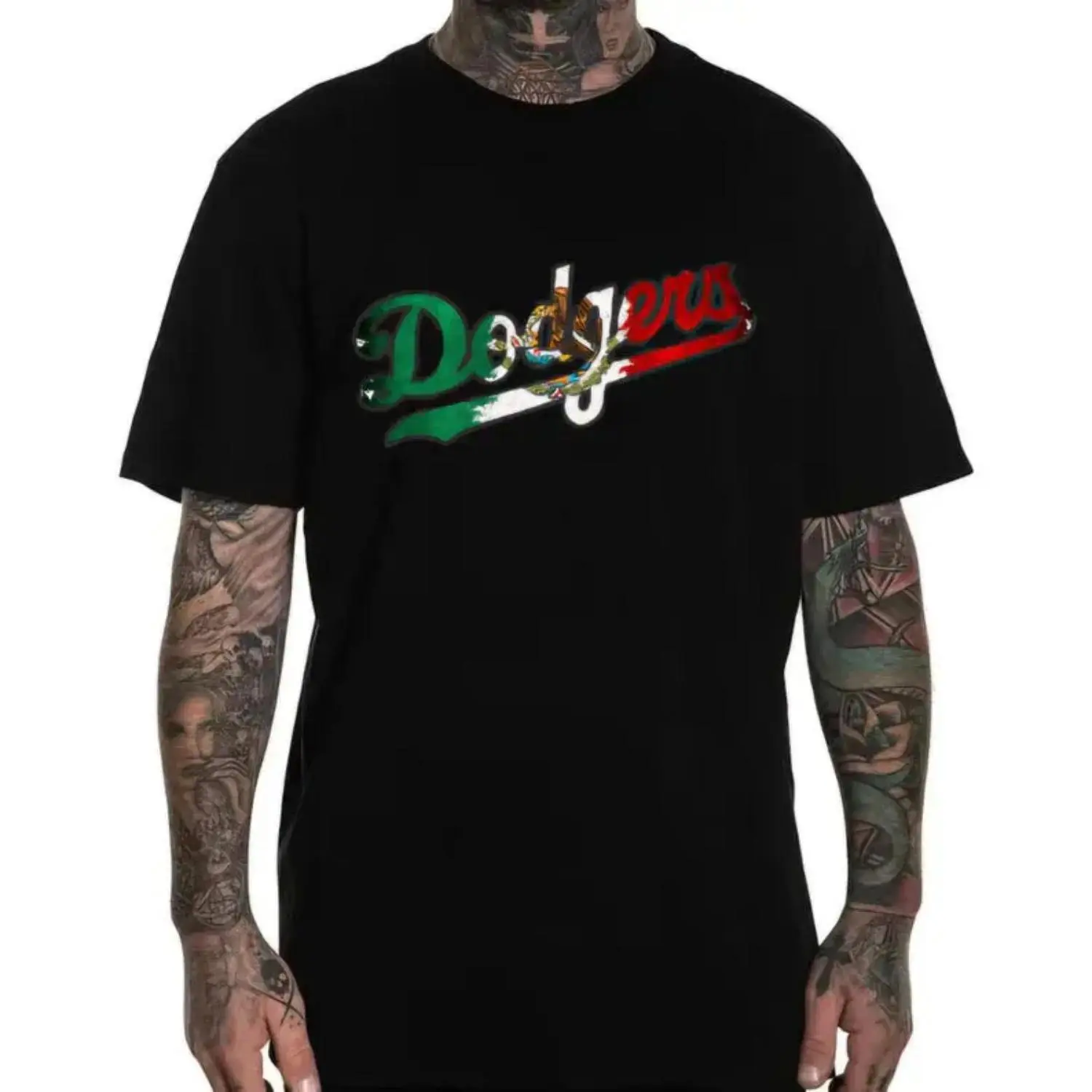 Mexican Heritage Inspired Cotton T-Shirt Featuring  Bold Stylish Streetwear