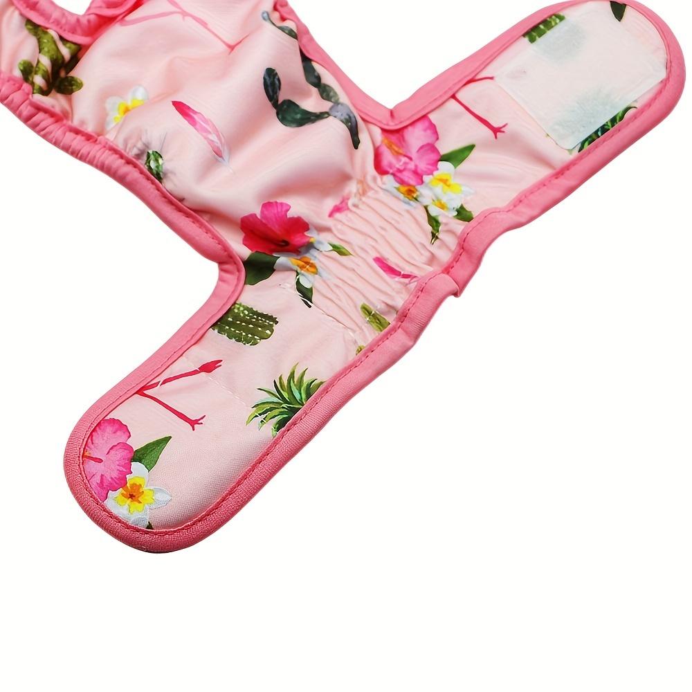 Asenappy 3pcs Washable Female Dog Diapers - Reusable Skirt Design - High Absorbency with Cute Prints for Small to Medium Breeds, ASENAPPY