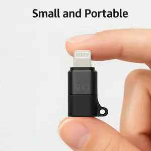 Lightning to Type-C OTG Adapter, Fast Charging, Earphone Jack, Compatible with iOS Devices, PD Fast Charge, USB Cable Accessory