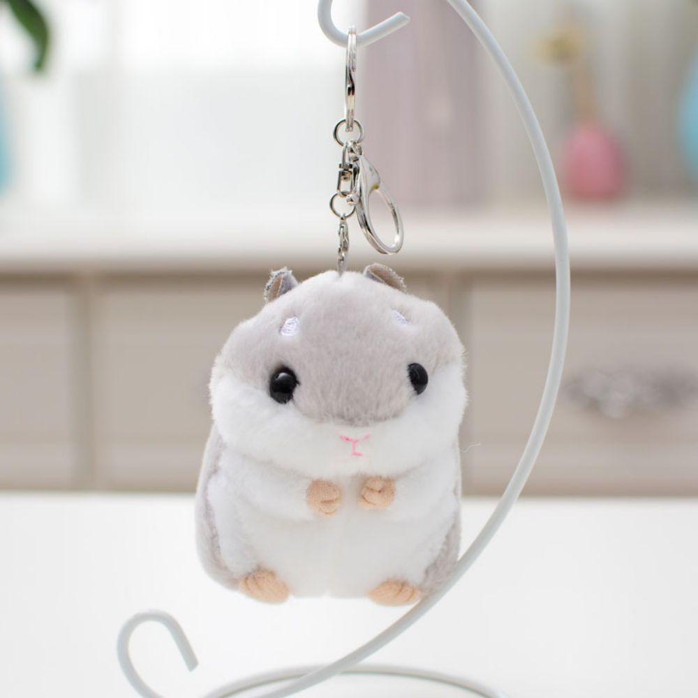 Plush Toys Animal Children toys key chain Stuffed 10cm Hamster pendant Kawaii Dolls Kids Child Christmas Gifts bag Doll For baby