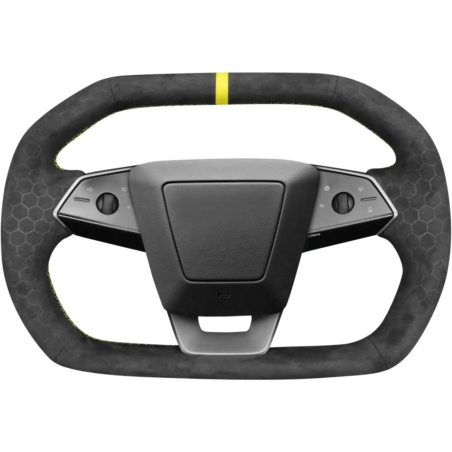 42：Dark Gray Hexagonal Athsuede&Yellow Marker