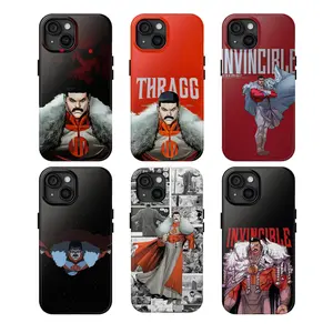 Thragg Invincible TV Show Durable Shockproof TPU Protective Casing - Safety-Focused Mobile Phone Cover Compatible with iPhone 11-17 Pro Max/Plus, Samsung Galaxy S23-25
