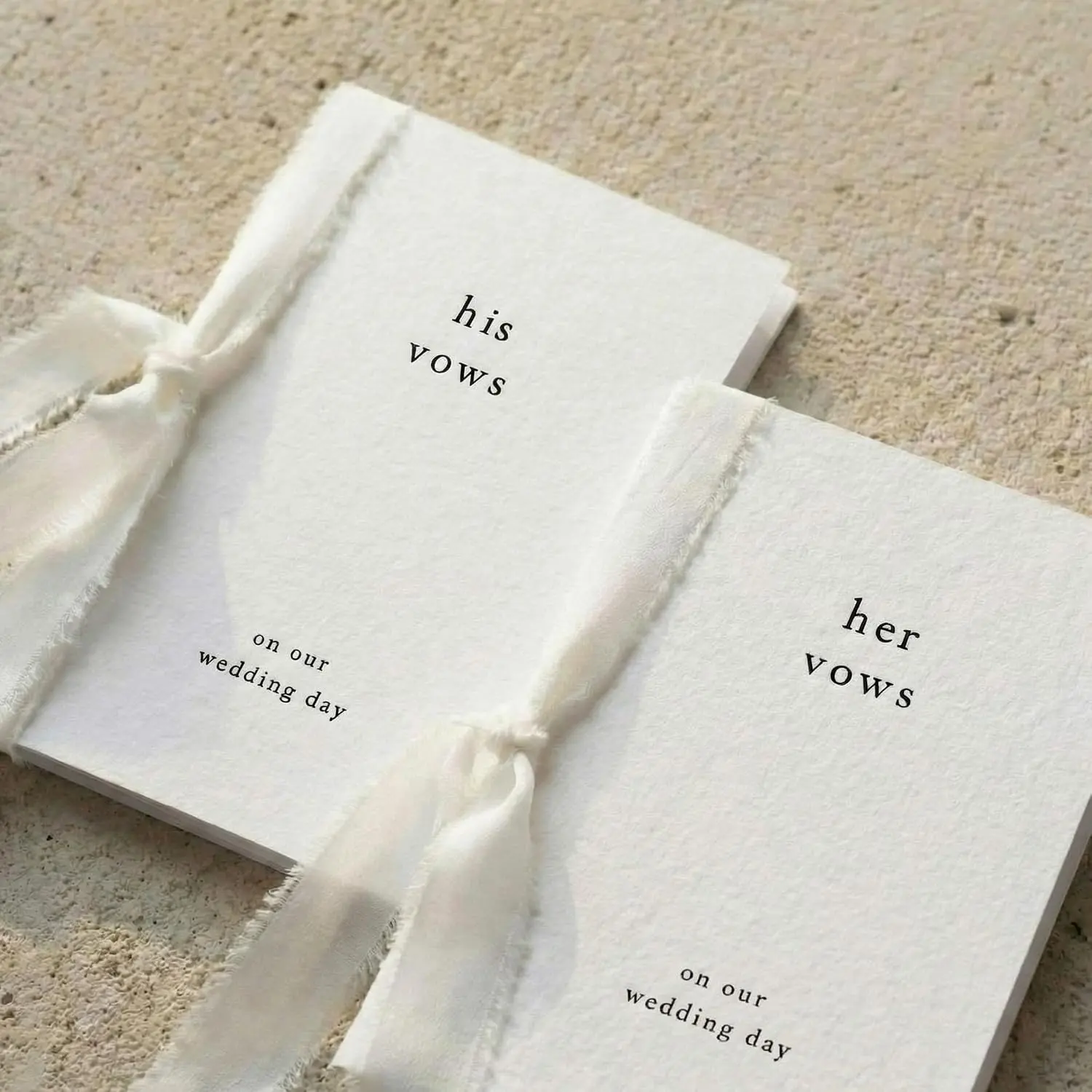 2 Set Wedding Vow Books His Her A6 Pocket Size,White | Elegant Vow Book with Ribbon Bookmarks and  Wax Seal,  for Bridal Shower Engagement Ceremony