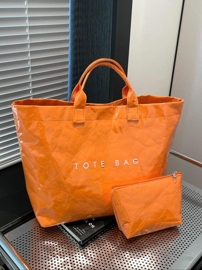 Large Capacity tote bag Handbag for Women, Casual Trendy Versatile High-quality Daily Commuting Bag, Fashionable Shopping Bag