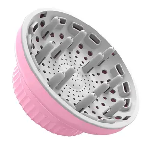 Hair Dryer Diffuser for Curly and Natural Wavy Hair,Universal Hair Diffuser,Hair Dryer Diffuser Attachment (Pink)
