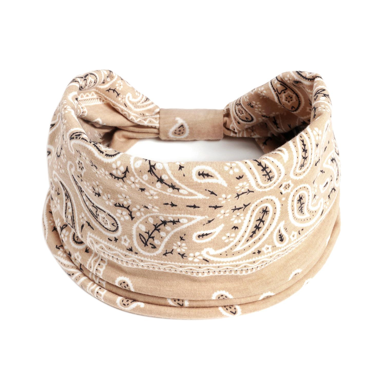 Boho Bandana Style Headband | Wide Paisley Hairband for Curly Hair, Busy Mornings, Gym, Travel & Everyday Wear | Soft, Breathable & Stylish | Latina Favorite Boho Bandana Style Headband | Wide Paisley Hairband for Curly Hair, Busy Mornings, Gym, Travel & Everyday Wear | Soft, Breathable & Stylish | Latina Favorite