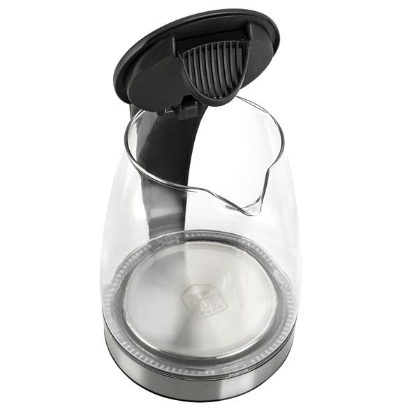 HD-1857-A 110V 1200W 1.8L Electric Glass Kettle US Plug