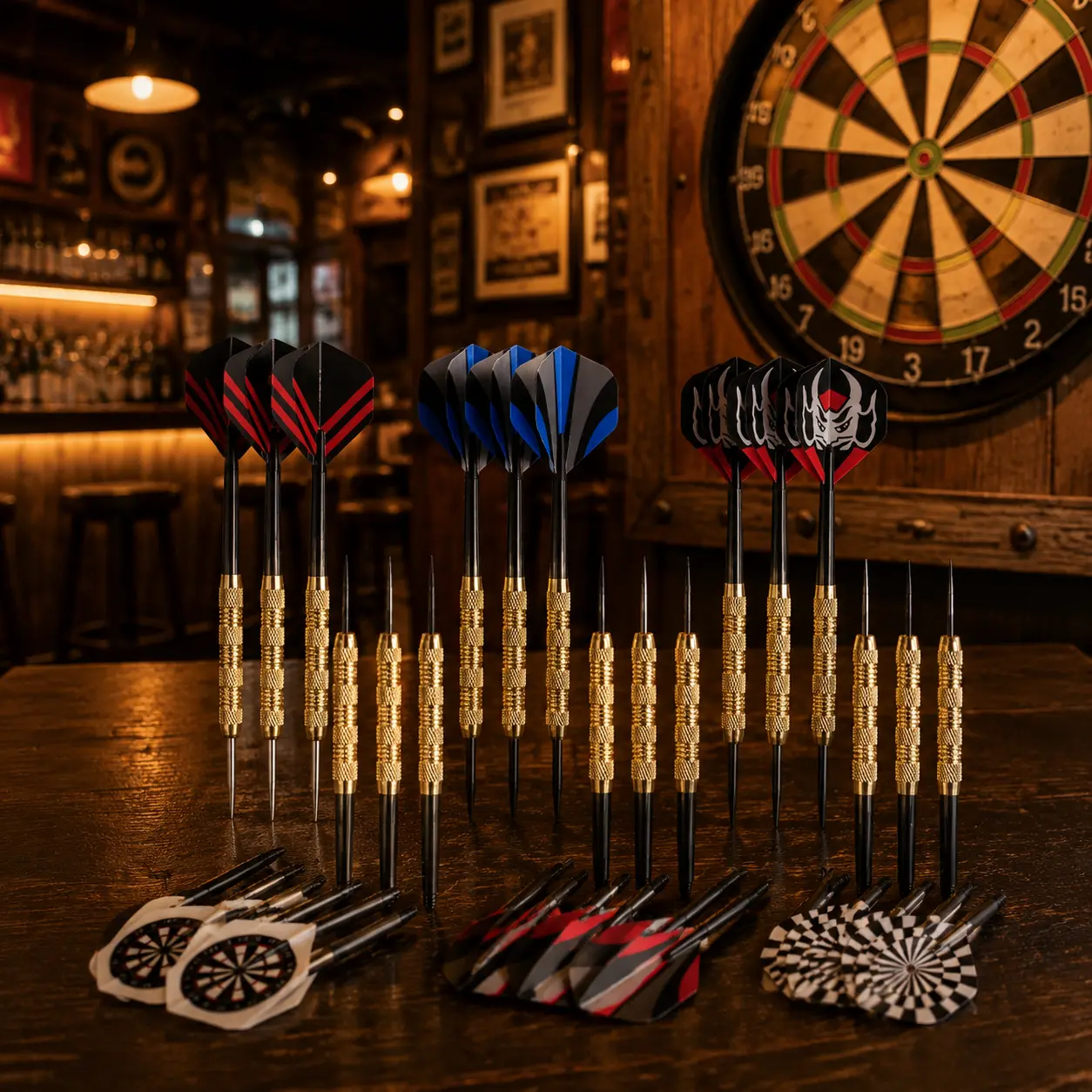 Premium 18-Piece Set of Iron-Plated Copper Dart Tips with Precision-Machined Threads, 152mm Total Length, Ideal for Competitive and Recreational Players Seeking Durability, Balance, and Consistent Flight Performance
