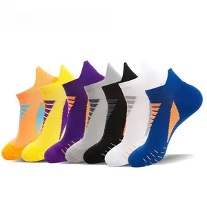 7-Pack Mixed Color Sport Ankle Socks | Breathable Cushioned Athletic Socks for Men & Women | Low Cut Running Socks