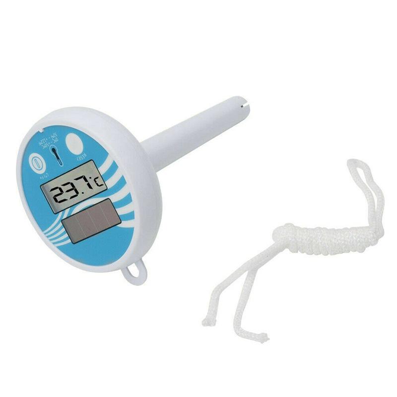 Swimming pool thermometer, solar-powered temperature and humidity meter, floating thermometer, bathroom and pool thermometer Swimming pool thermometer, solar-powered temperature and humidity meter, floating thermometer, bathroom and pool thermometer