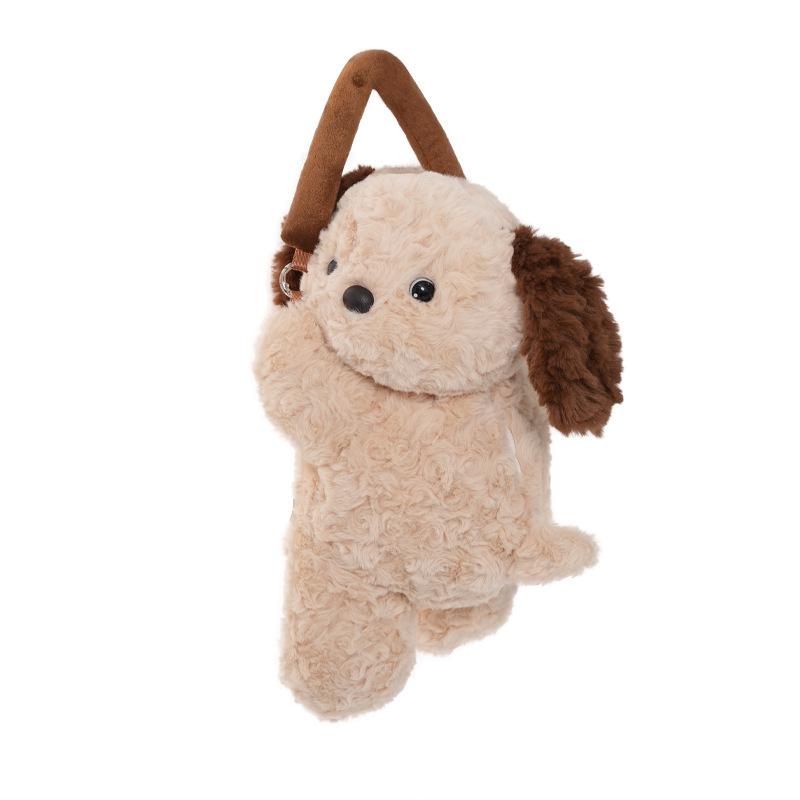 Cute Dog Design Car Tissue Box, Plush Dog Design Car Seat Back Tissue Holder, Creative Car Interior Accessories for Women & Girls, Tissue Dispenser