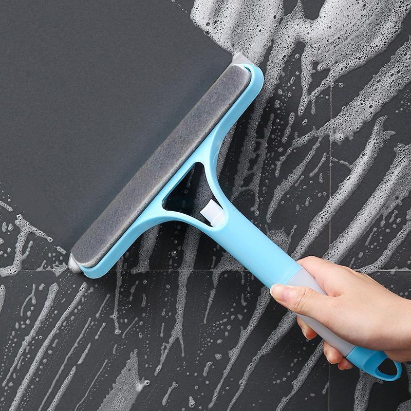 3 in 1 Window Cleaning Scraper, Window Squeegee, Easy To Clean Glass Scraper with Spray Bottle, Multi-function Window Cleaning Tool, Household Items