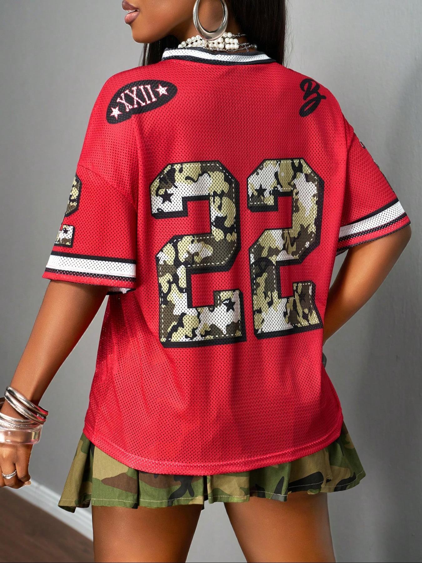 Women's Figure Print T-shirt, Casual Loose Short Sleeve Tee, Women's Top for Daily Wear, Casual Style Tee, Summer