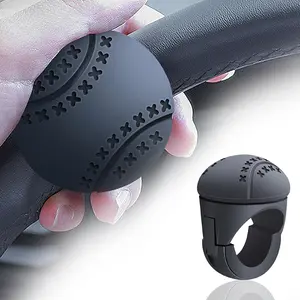 Upgraded Silicone Steering Wheel Cover Non-slip for Cars Trucks Boats with 360° Rotation & Easy Installation Tools for Comfort Safety