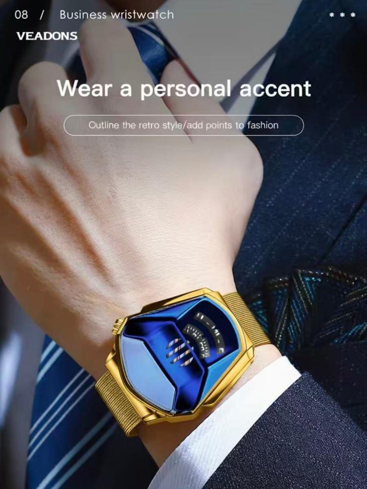 Men's Business Quartz Watch & BeadedBracelet Set, Fashion Watch Set for Party, DailyDecor, Trendy All-match Watch Set for BirthdayGifts without Box Men's Business Quartz Watch & BeadedBracelet Set, Fashion Watch Set for Party, DailyDecor, Trendy All-match Watch Set for BirthdayGifts without Box