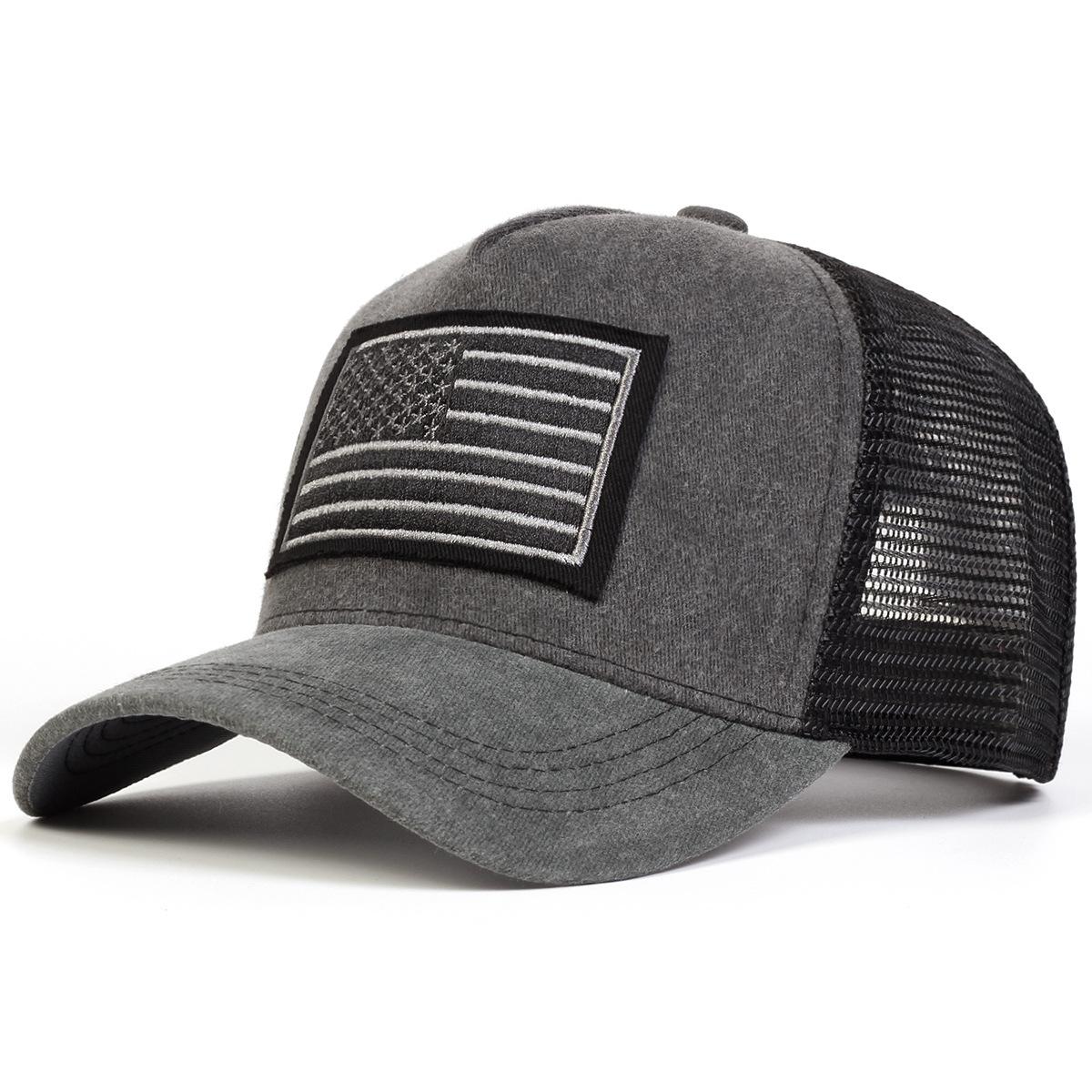 Men's Summer Casual Embroidered Baseball Cap — Cotton Sun Protection & Shade Hat for Outdoor Sports, Hiking, and Travel