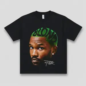 100% Cotto Vintage Frank Style Ocean T-Shirt, Rap Tee Concert Merch Album Cover Graphic, Blond Odd Future Jumbo Rare Vintage Shirt Golf Gift T-Shirt For Men and Women breezy bowl outfit