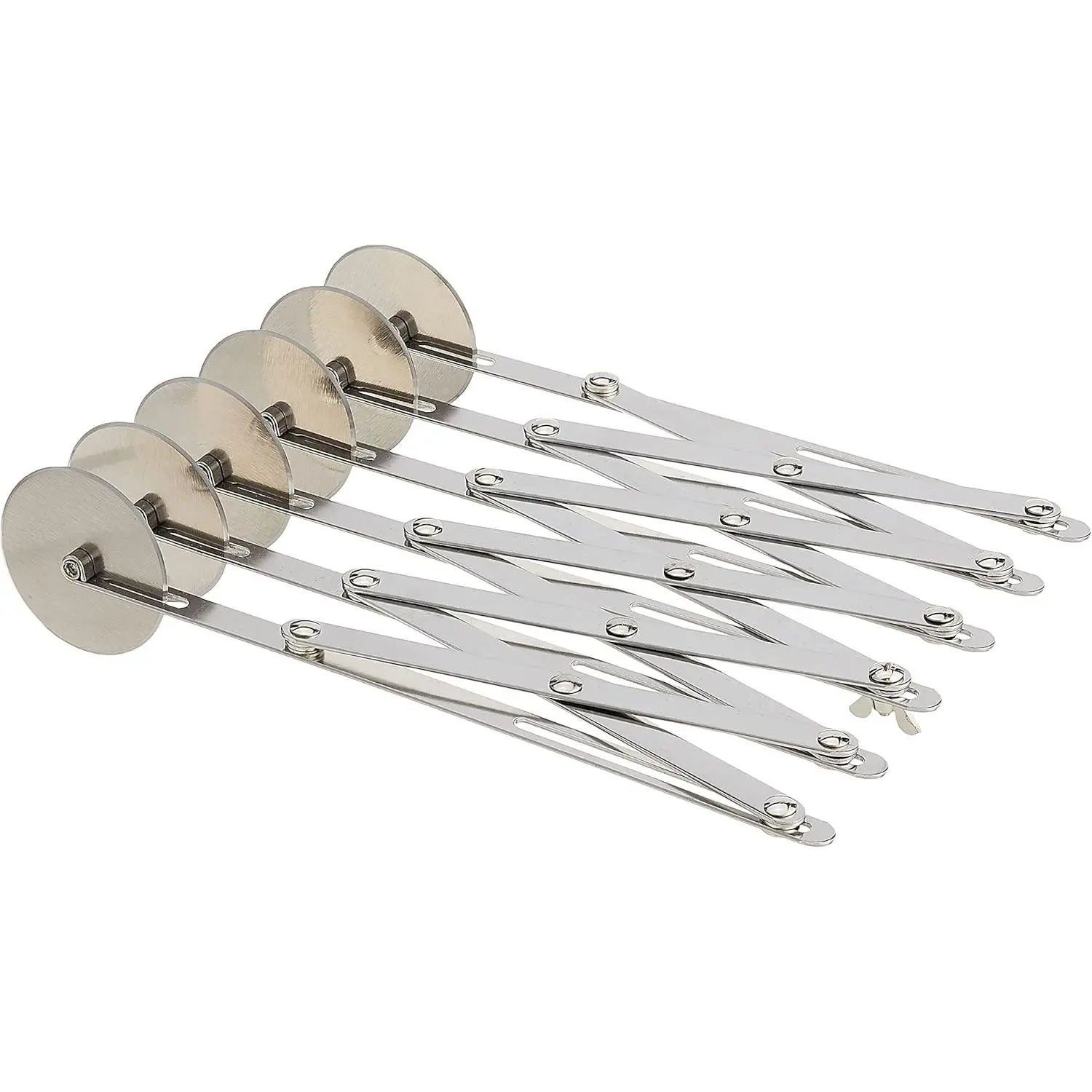 6 Wheel Adjustable Stainless Steel Dough Divider | Adjustable wheels