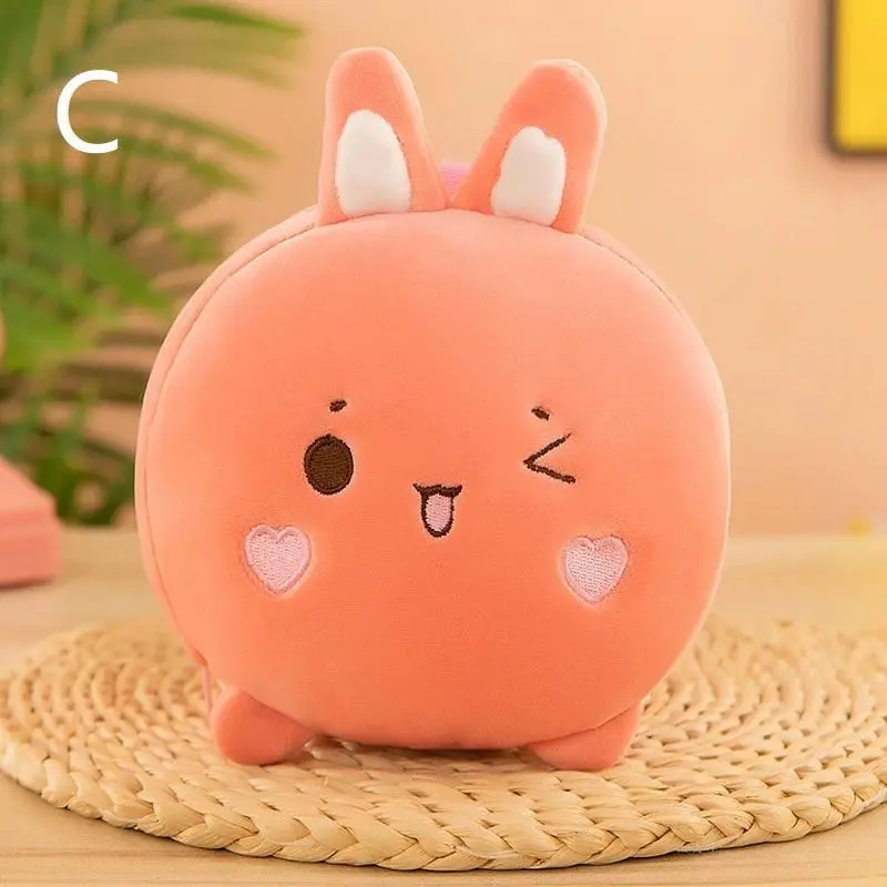 New Cartoon 2-In-1 Neck Pillow With Eye Mask Cute Plush Doll Travel Pillow Portable Office Desk Pillow Birthday Gift