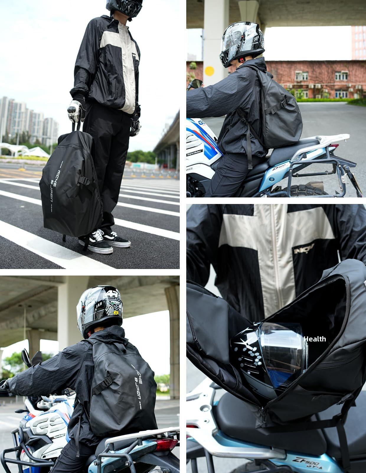 2026 Amazon Best-Selling Motorcycle Helmet Bag, Large Capacity Waterproof Travel Bag for Riders, Wholesale Motorcycle Backpack  basketball