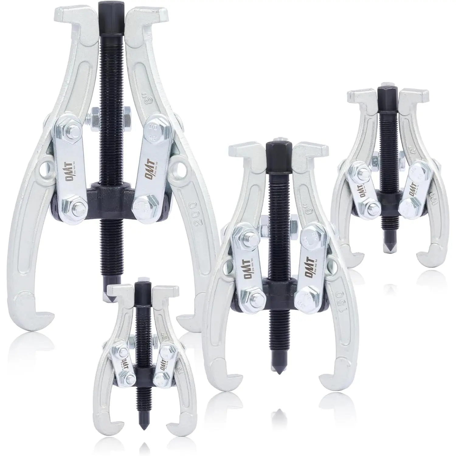 3" 4" 6" 8" Gear Puller Set, 3 Jaw Puller with Reversible Jaws