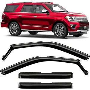 in- Extra Durable Rain Guards for  Expedition 2018-2024, Window Deflectors, Vent Window Visors, 4 count - 220248