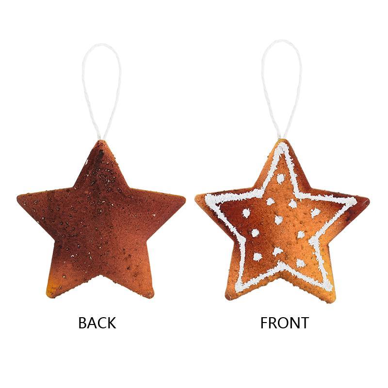1/6Pcs Christmas Tree Hanging Ornaments Foam Ball Snowflake Gingerbread Man Pendant Christmas Decorations For Home New Year 2025