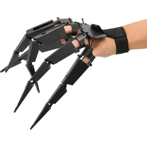 Halloween Articulated Fingers, Horrific Finger Extension Party Supplies Props (Flexible, Easy To Put On and Unload) s All Finger Sizes(Left Hand)