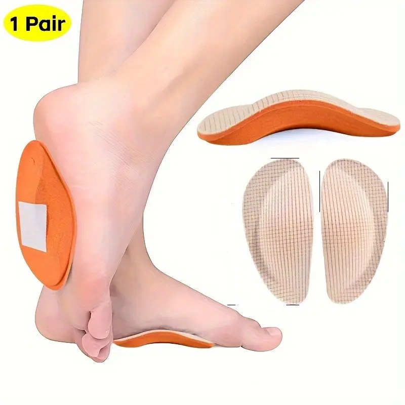 Eva Support Insole, Arch Support Shoe Pad, Comfortable Half Size Insole, Textured Surface, Shock Absorption, Shock Absorbing Insole, Unisex, Ergonomic Inner Sole