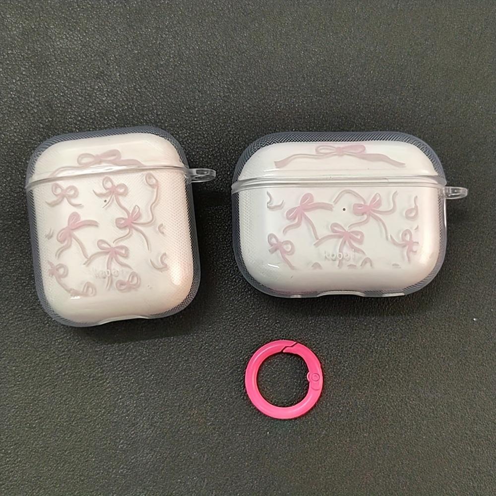 Pink Bow-Shaped Protective Case for Apple for airpods, Designed to Prevent Scratches And Impacts