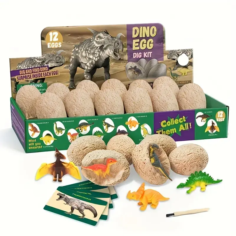 Party Gift Set, Dinosaur Egg Kit, Gifting Set, Ideal for Gifting, Perfect for Christmas and Birthday Gifts, Unique Present Ideas for Kids and Adults