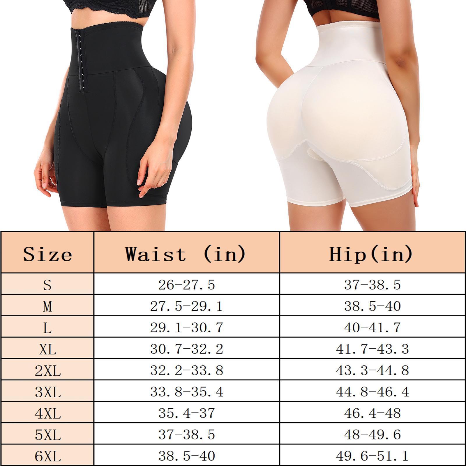 Seamless Body Shaper Boyshorts Removable Pads Tummy Control Panty