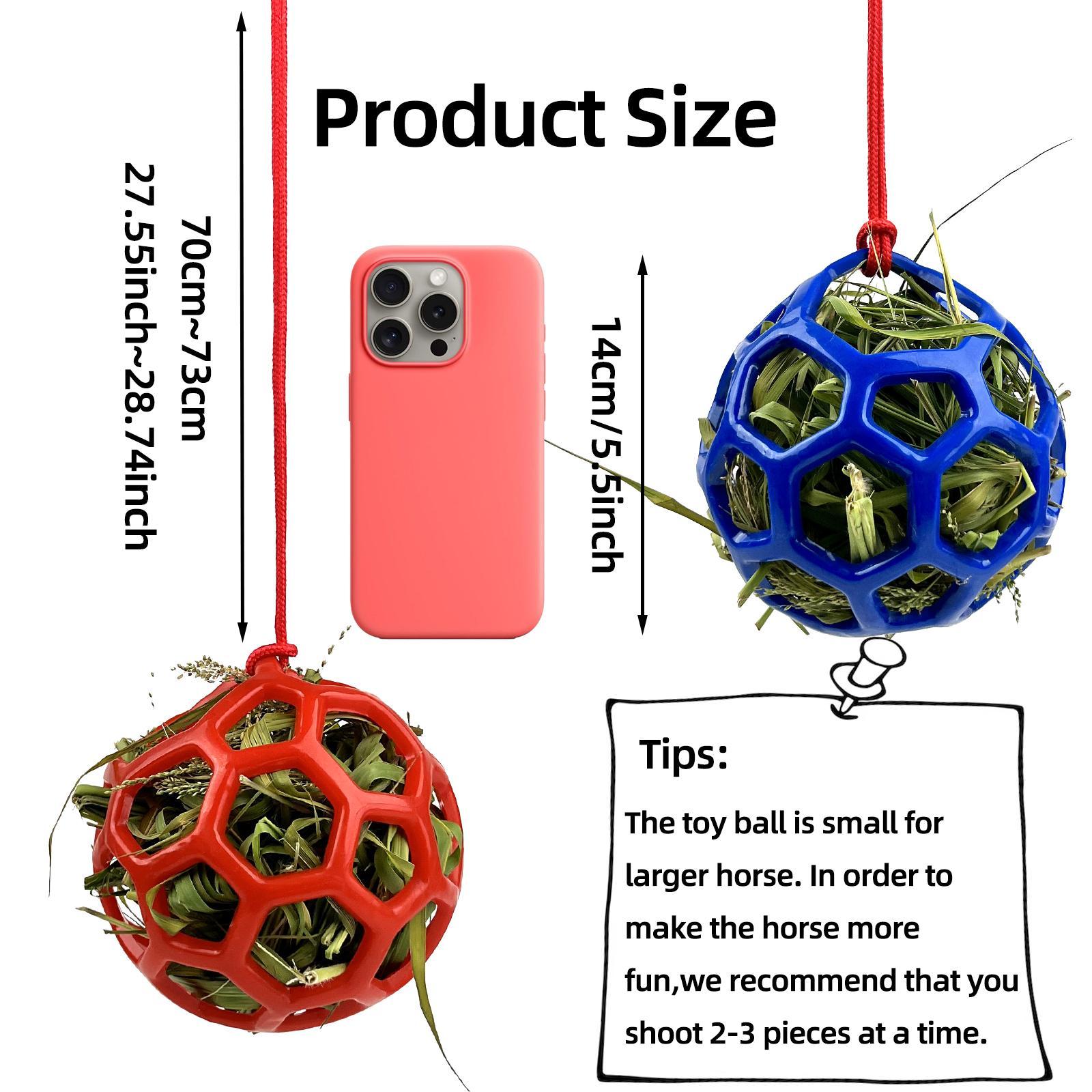 Horse Feeding Toy, 1 Count Durable Grass Feeding Toy, Pet Supplies for Horse, Goat, Sheep, Interactive Horse Snack Ball, Pet Supplies