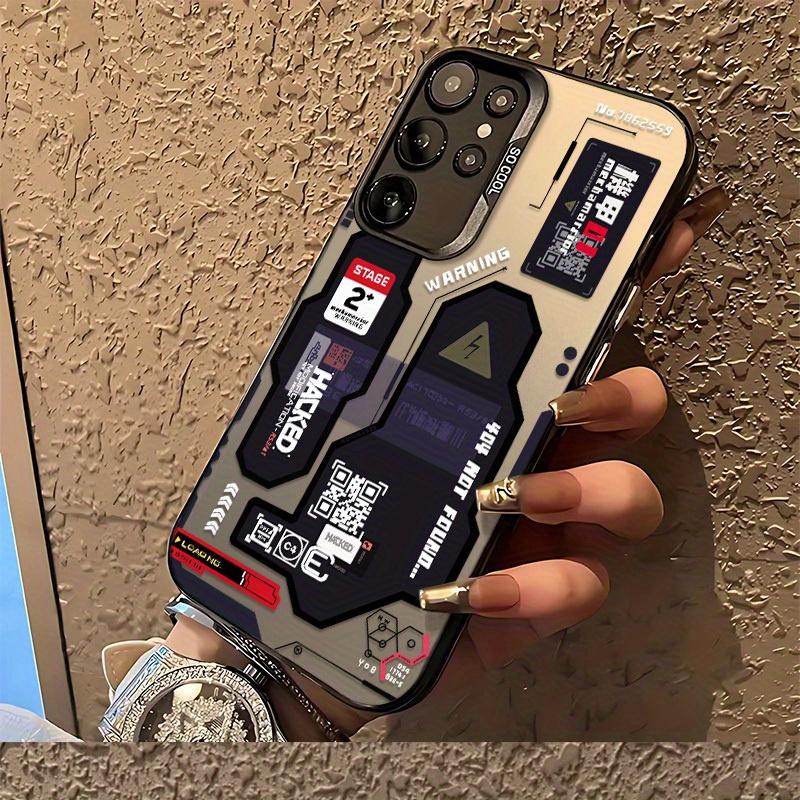 Hacker Creative Mecha Case for Samsung Galaxy S26 S25 S24 S23 S22 S21 Ultra Plus FE Iphone 17 16 15 14 13 12 11 17Air Plus Pro Promax Matte Cover
