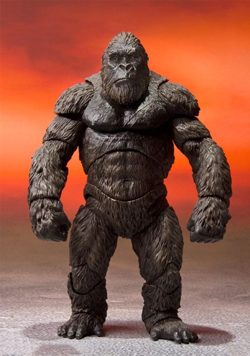 2021 King Kong Vs Godzilla Action Figure Movie Model Movable Joints Chimpanzees Gojira Figma Toys For Children Kids Gifts