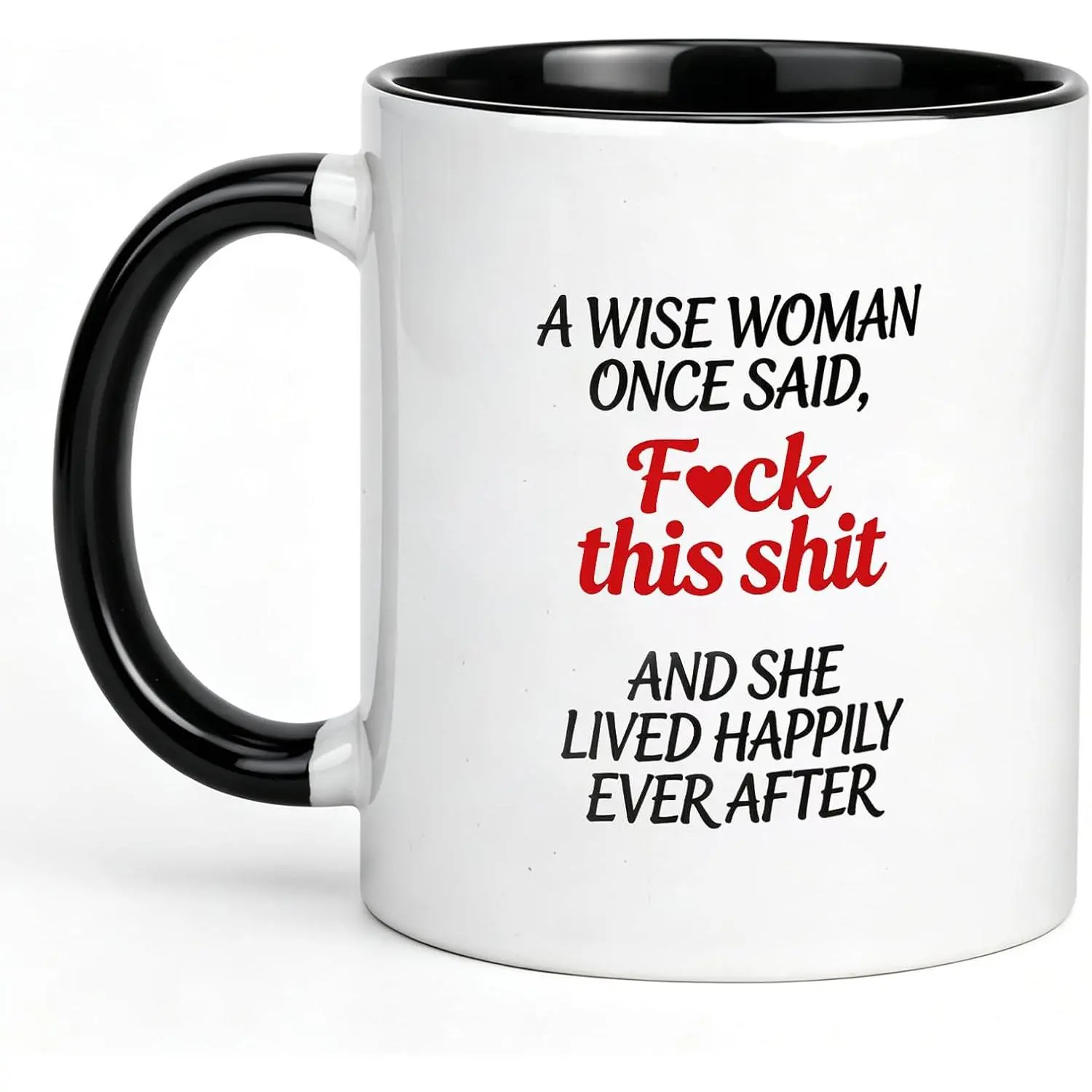 Gifts For Women, Retired Mug, A  Woman Once Said  This  Coffee Mug, Retired Gifts Birthday  Halloween Presents for Female Mom Grandma Teacher Nurse Coworkers,11oz Ceramic