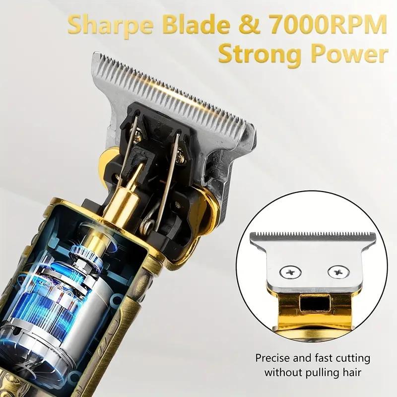 Electric Hair Clipper Set for Men's Gift, 1 Set Professional Barber Hair Clipper Machine, Beard Trimmer Shaver Kit