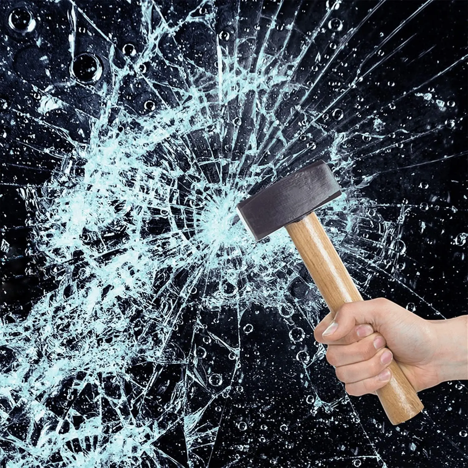 4 Mil Clear Shatterproof Window Security Film, 17.7in x 6.56ft Self-Adhesive Explosion-Proof Protection for Glass Windows, Doors & Mirrors, Break-in Deterrent for Kids, Pets & Home UseGift