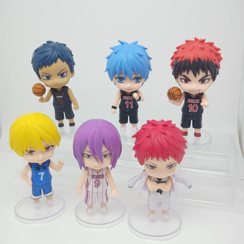 Full Set Anime Kuroko's Basketball Action Figure Kuroko Tetsuya Kagami Taiga Takao Kazunari Model Figurine Toy Boys Gift Pendant