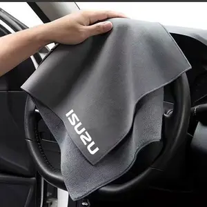 High-End Microfiber Car Towel, Absorbent Soft No-Edge Wash Cloth, Car Interior Dry Cleaning, for Isuzu D-Max, Panther, Ascender, Atv, Trooper
