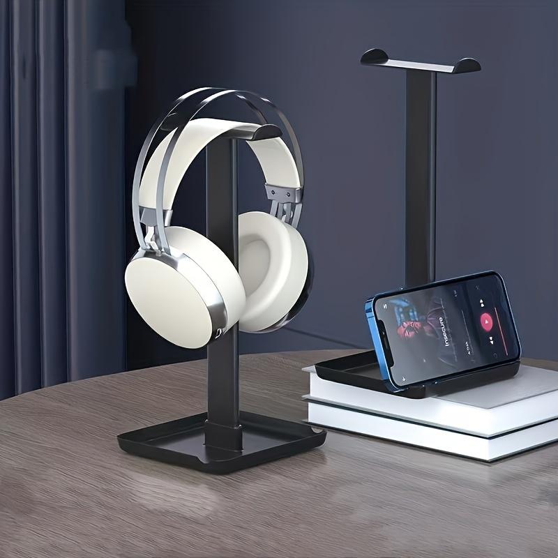 1Count Headset Shelf, Multi-Function Mobile Message us here And Tablet, Universal Deskp Shelf, Hanger, Detachable Display Stand, Headset Stand for Student Dormiries, Desks, Computer Desks, Srage Shelves