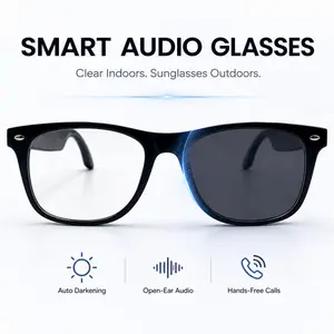 Color-Changing AI Glasses-Bluetooth, Real-Time Translation in 100+ Languages, Conference Recording, Music & Calls, Lightweight & Convenient