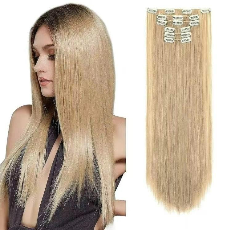 24 Inch Clip-in Hair Extensions 6pcs Long Straight Natural Look Synthetic for Women Soft Lightweight Comfortable Wear Everyday Use Youthful Style Extension Set half wig ponytails real human Short Dreadlock Curly Afro with Bangs Ice Sliky Fiber Headband az 24 Inch Clip-in Hair Extensions 6pcs Long Straight Natural Look Synthetic for Women Soft Lightweight Comfortable Wear Everyday Use Youthful Style Extension Set half wig ponytails real human Short Dreadlock Curly Afro with Bangs Ice Sliky Fiber Headband az