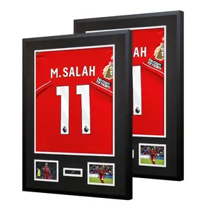 CCDCC Fan Sports Jersey Display Frame Set, 2-Pack Large Aluminum Alloy UV-Protected Wall-Mounted Case with Hanging Kit, Ideal Men’s Christmas Gift (Jersey Not Included)