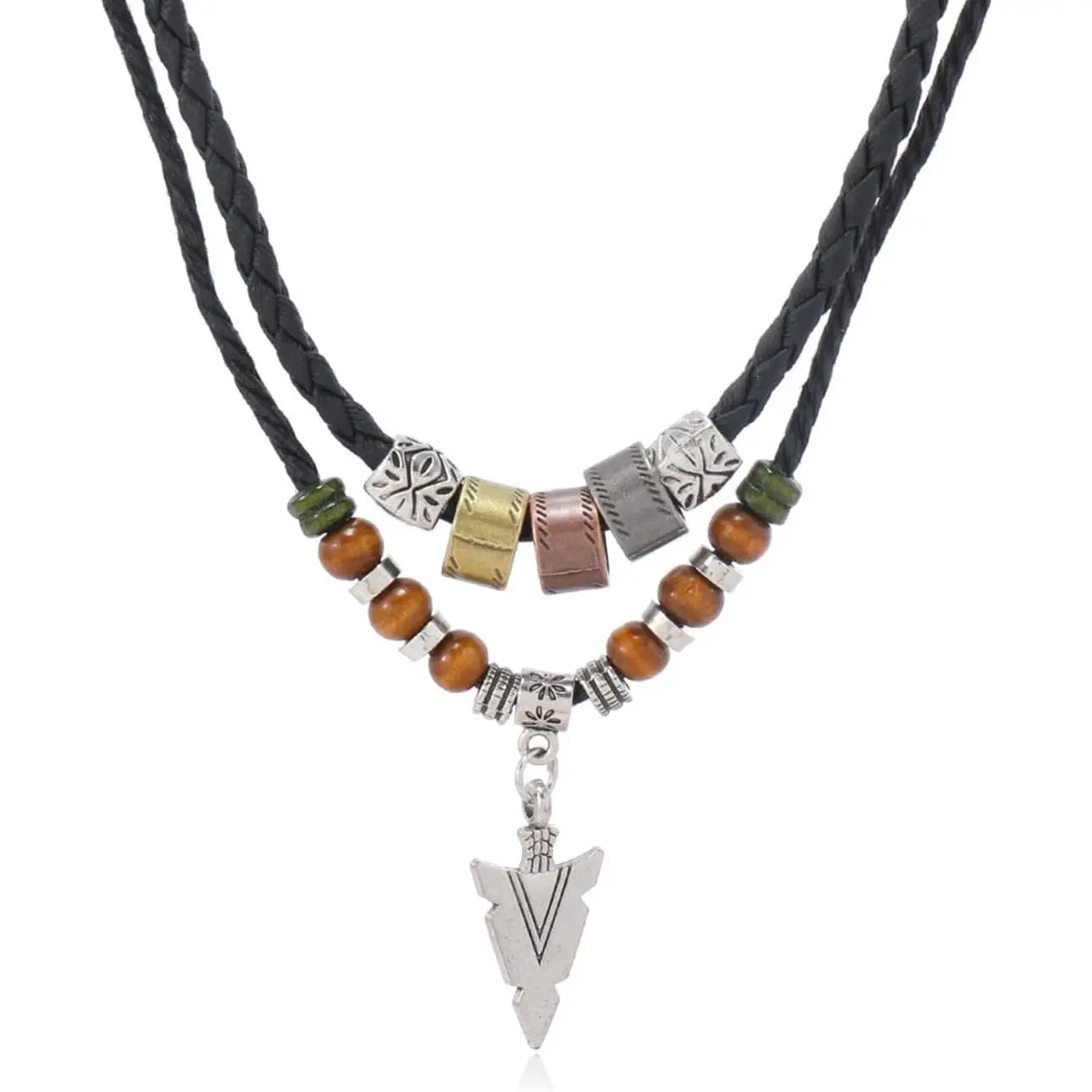 Surfer Necklace for Men Beaded Choker Necklace Puka Shell Necklaces Brown Coconut  Beads Necklaces Beach Surfer