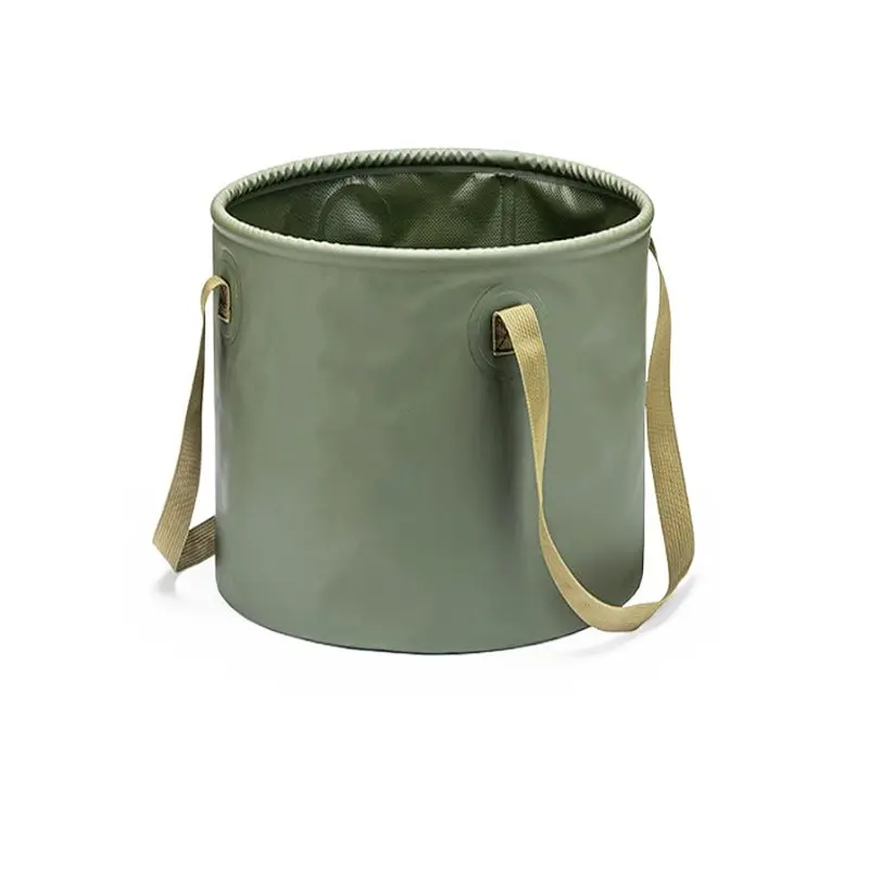 Foldable Bucket with Handle, Portable Water Container, Outdoor Multi-Functional Folding Bucket, Dual Color Options, 10L & 20L Capacity, Road Trip Essentials