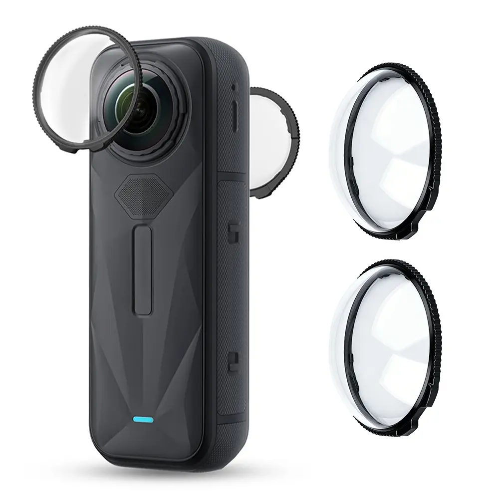 Tempered Glass Lens Guard Protector for Insta360 X5, High-Definition Drop-Resistant Camera Lens Protector