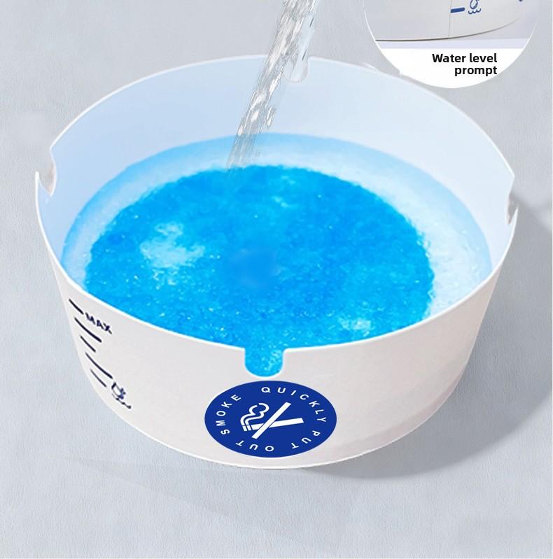 Disposable Ashtray Thick Hardened, For Office Home Car Use, Anti-Flying Ash With Smoke Extinguishing Sand, Portable Clean Hygienic Lazy Extinguishing Tool