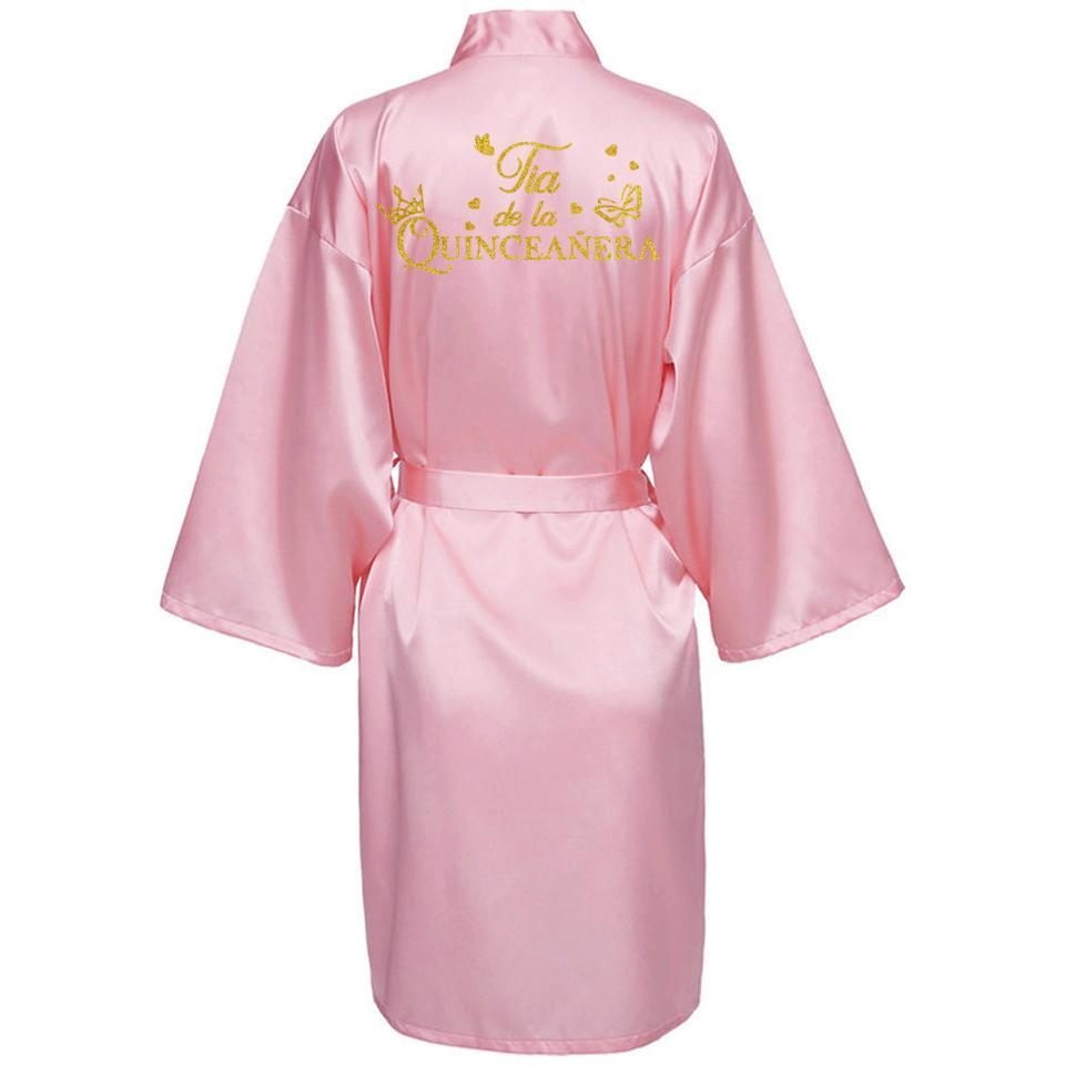Mis XV Bathrobes Princess Sweet 15 Years Girl Birthday Party Mis Quince Años Robes Quinceanera Robe